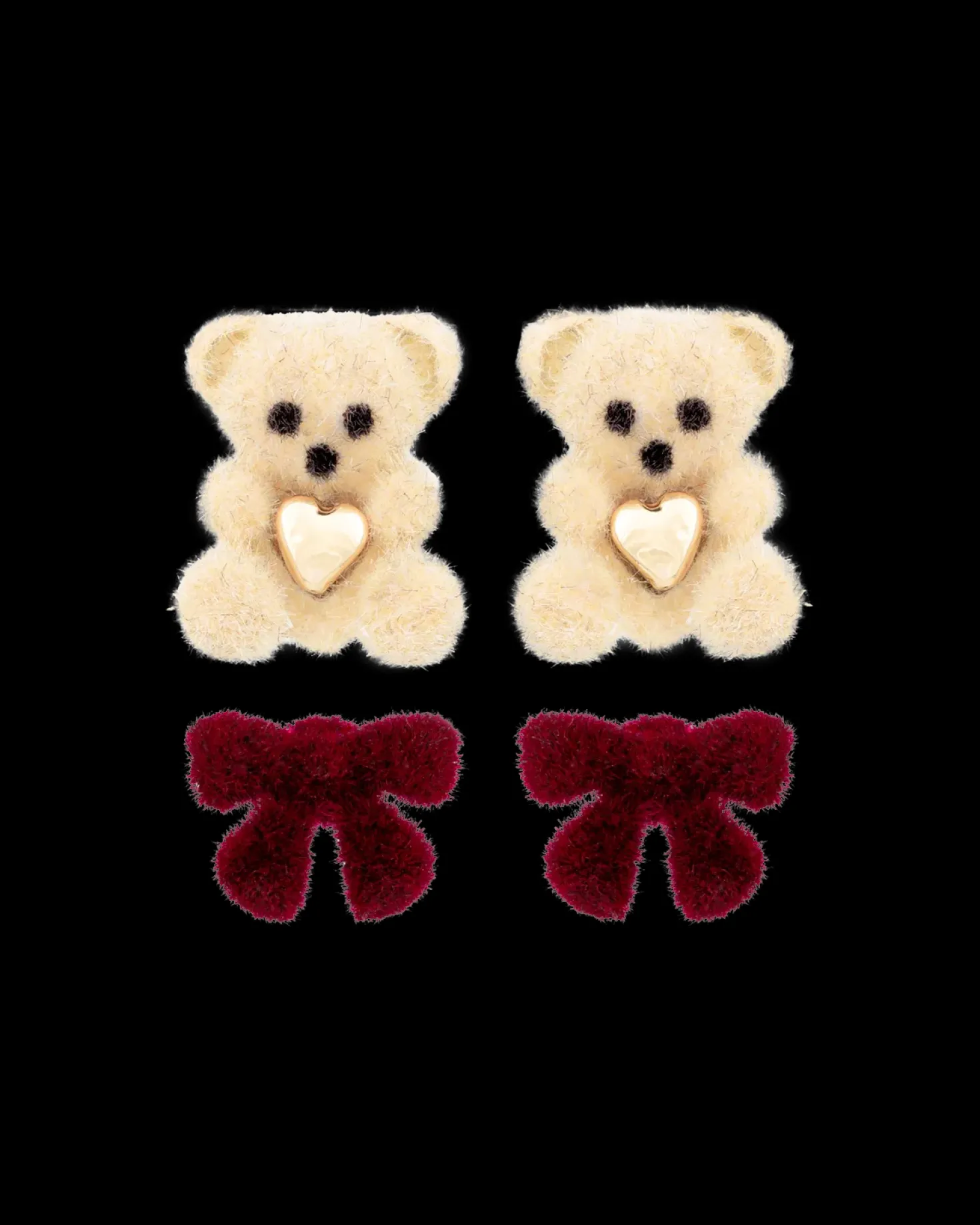 Ensemble de clous d'oreilles - Sweet Duo