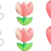 Ensemble de clous d'oreilles pour enfant - Pink Spring