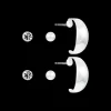 Ensemble de clous d'oreilles - Timeless Trio