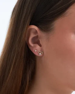 Ensemble de clous d'oreilles - Sparkle Heart