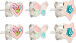 Ensemble de clous d'oreilles - Precious Pastel
