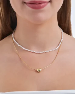 Ensemble de colliers - Puffy Pearl