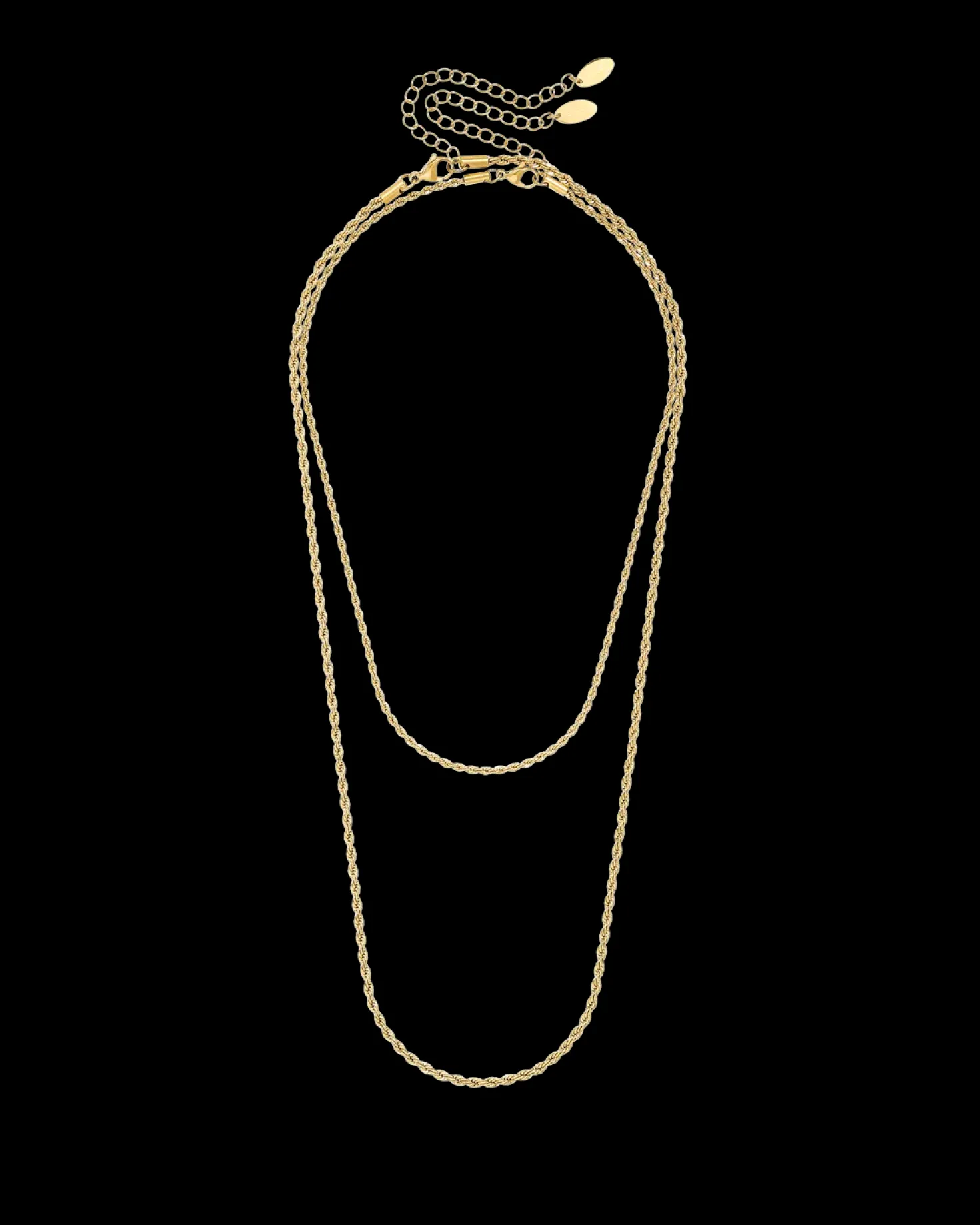 Ensemble de colliers - Twisted Steel