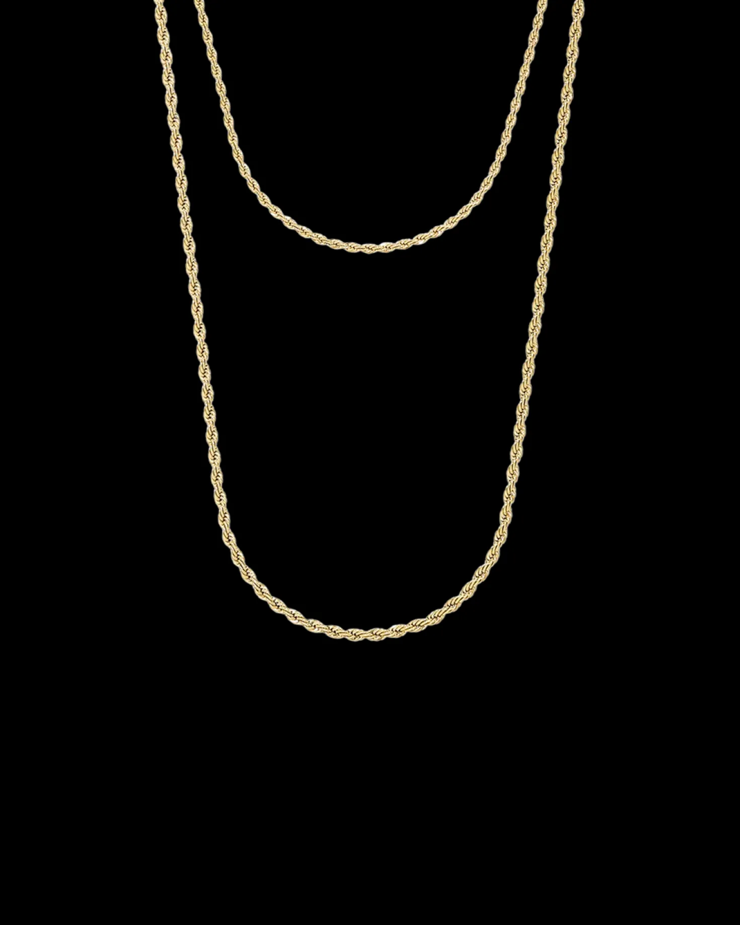 Ensemble de colliers - Twisted Steel