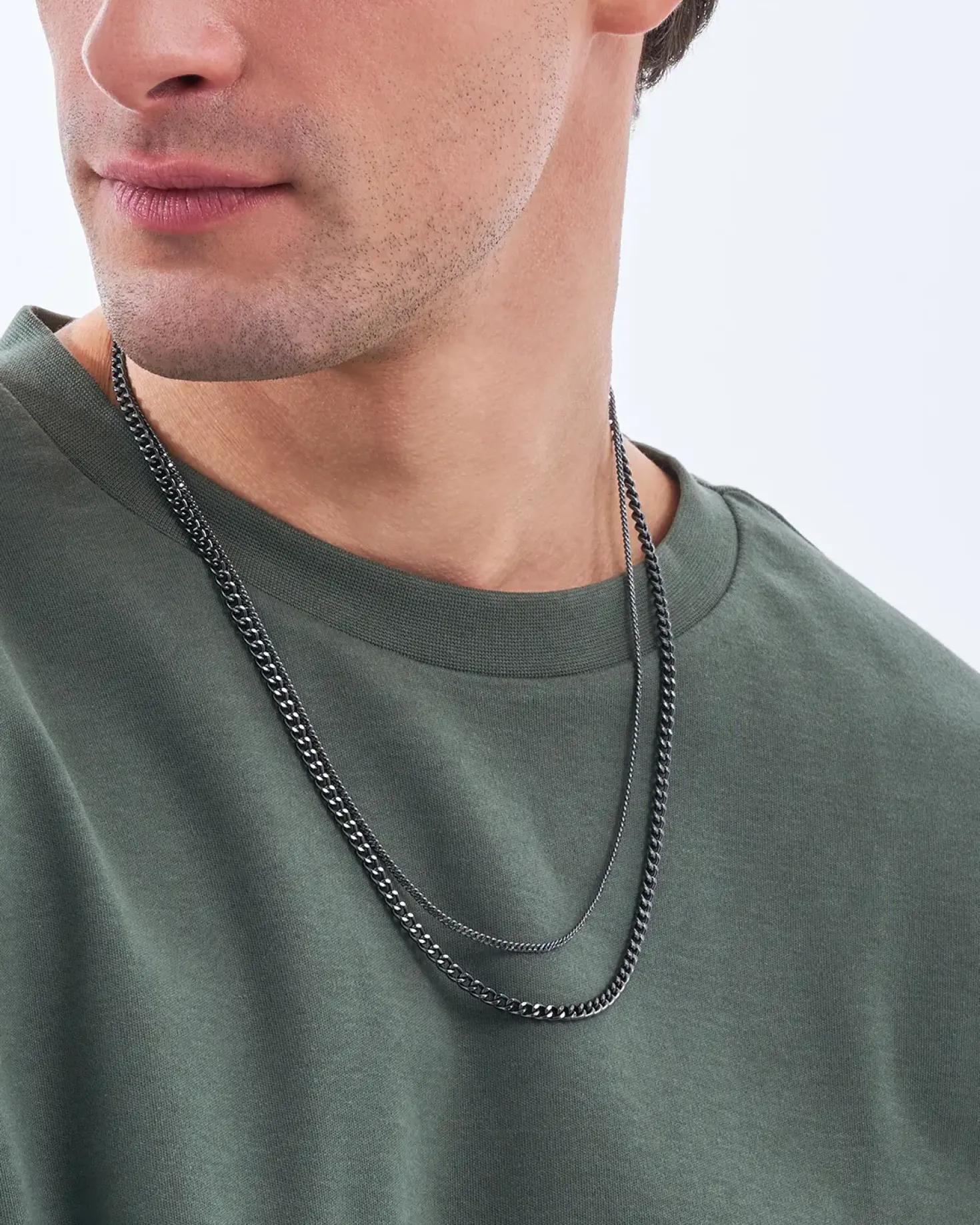 Ensemble de colliers pour hommes - Hematite Classic