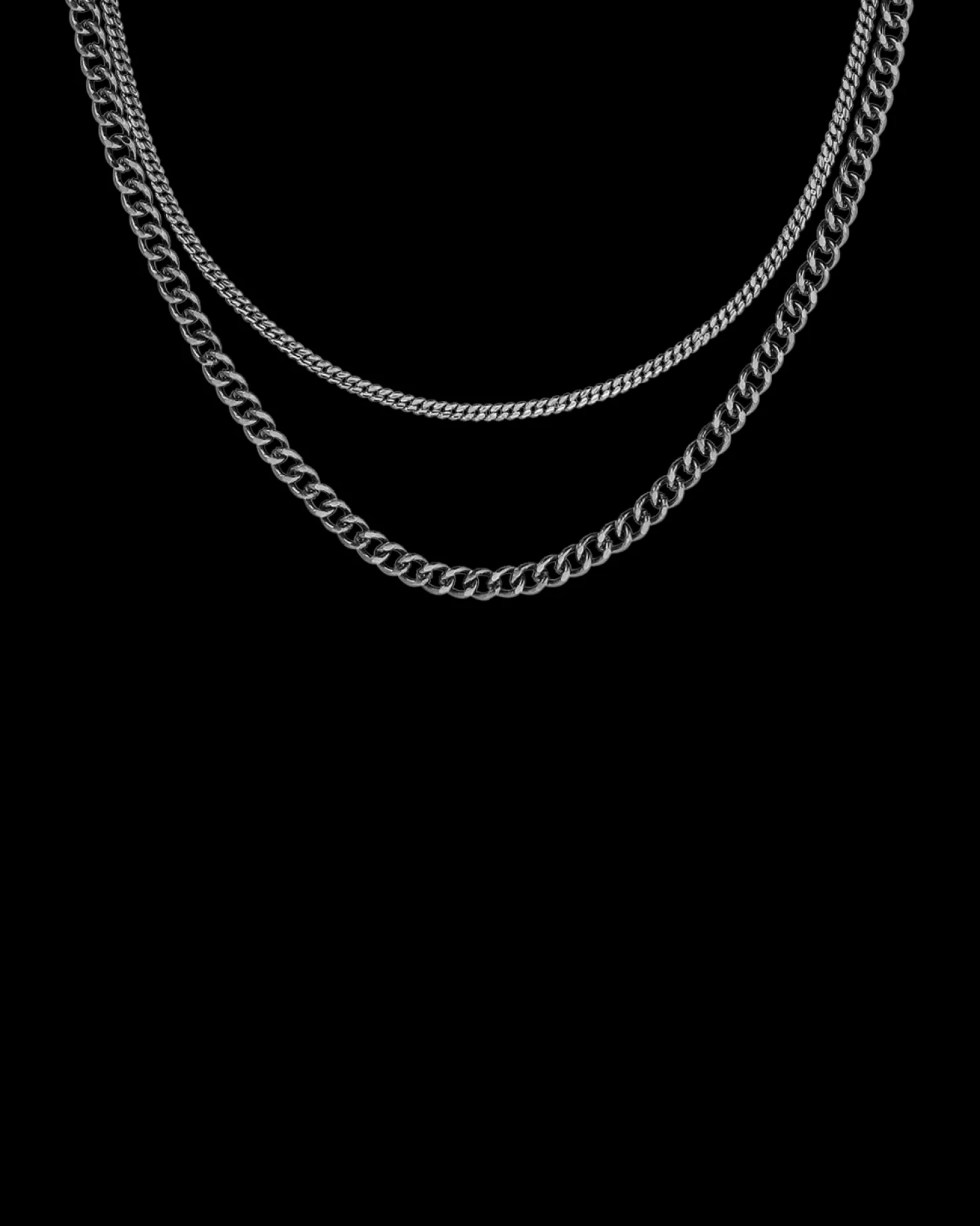 Ensemble de colliers pour hommes - Hematite Classic