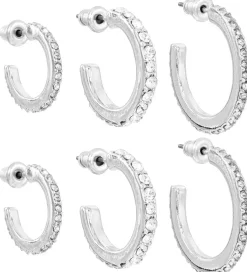 Ensemble de créoles - Essential Silver