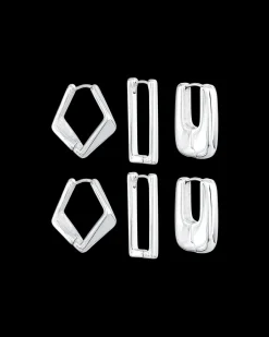 Ensemble de créoles - Geometric Huggies