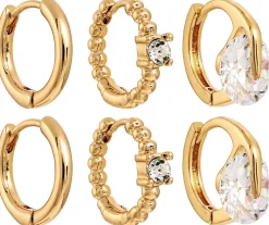 Ensemble de créoles - Zirkonia Bling