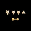 Ensemble de piercings - Golden Blossoms