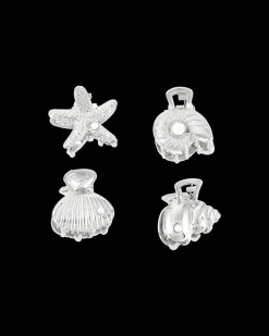 Ensemble de pinces á cheveux - Silver Shells