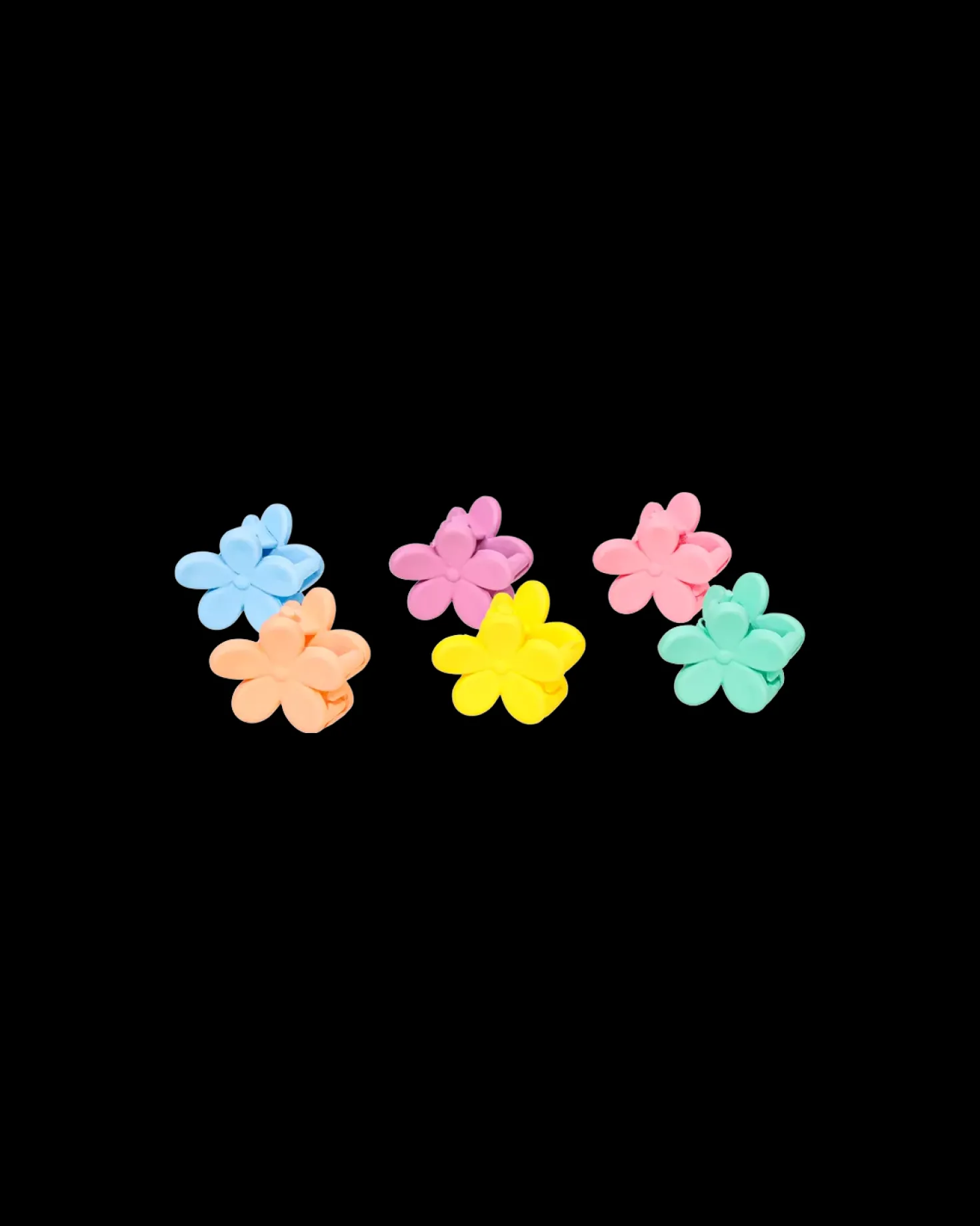 Ensemble de pinces - Colorful Flowers