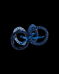 Ensemble d'elastiques á cheveux - Blue Navy