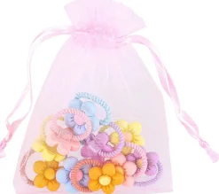 Ensemble d'elastiques á cheveux pour enfant - Happy Flowers