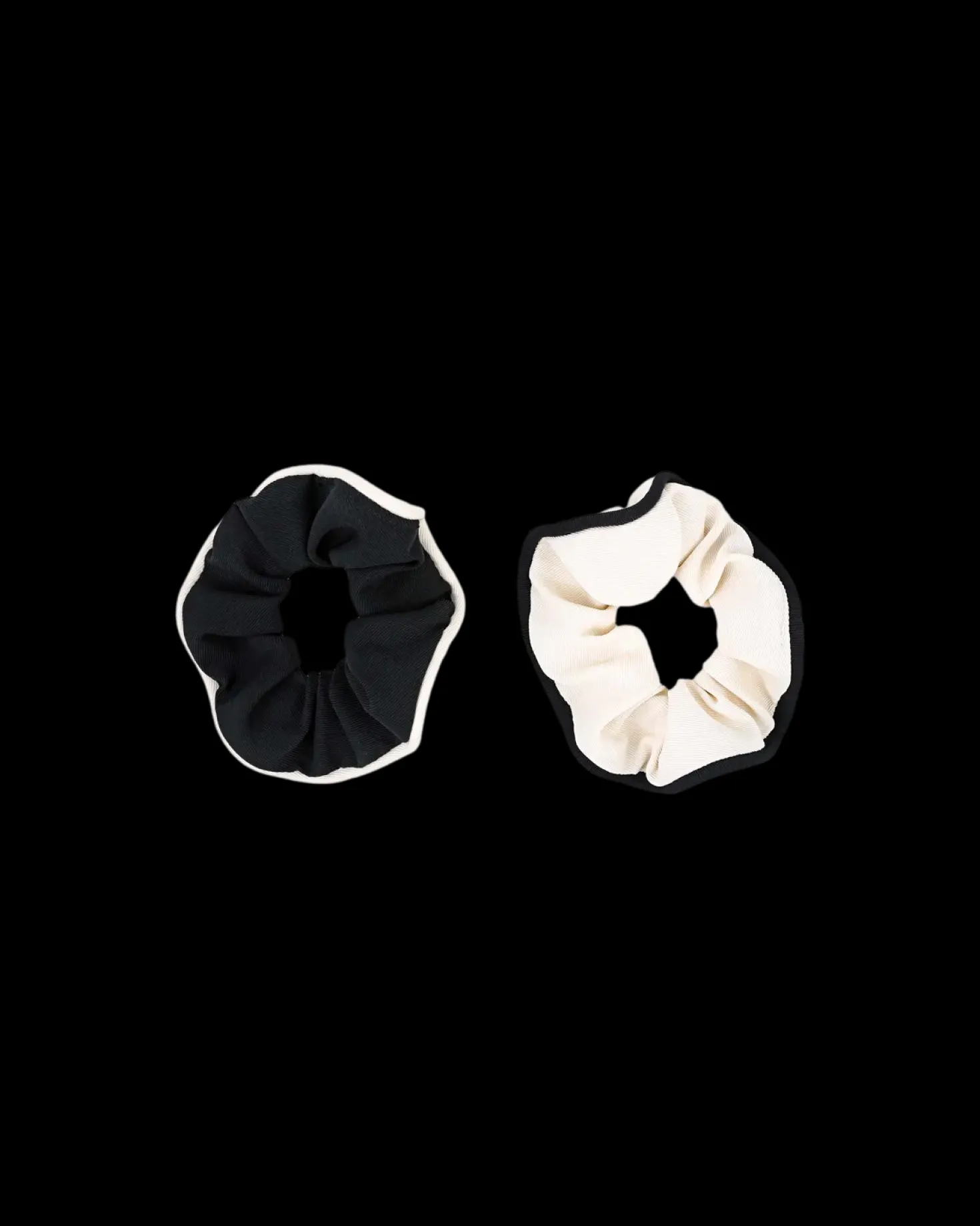Ensemble d'élastiques pour cheveux - Black White