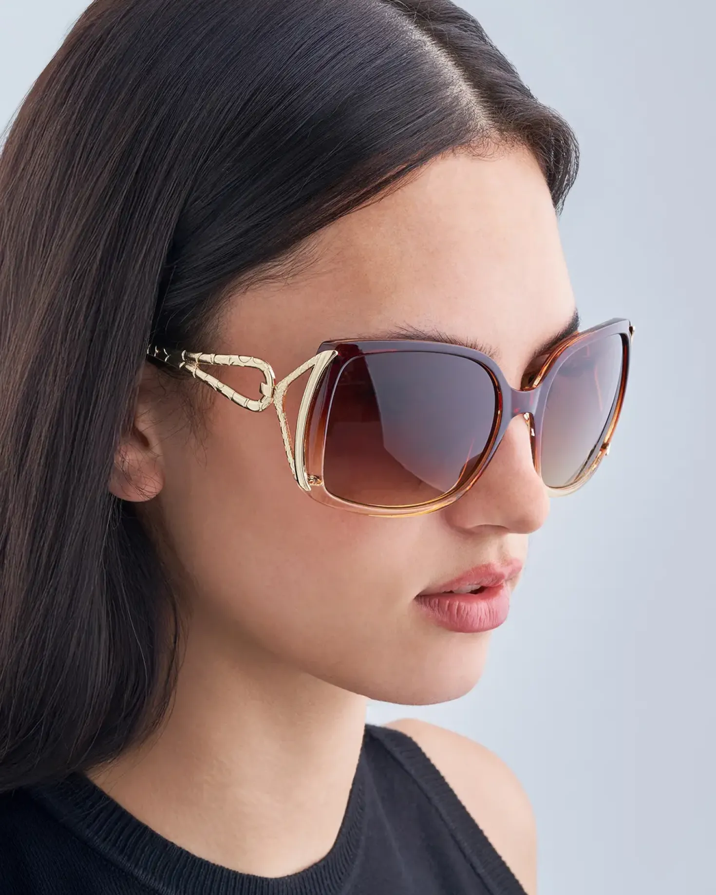 Lunettes de soleil - Brown Details