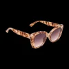 Lunettes de soleil - Brown Marble