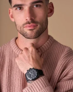 Montre pour homme - Black Wall