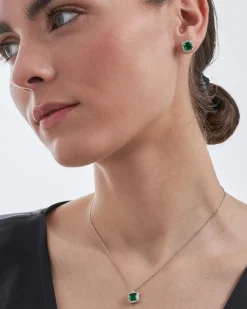 Parure de bijoux - Emerald Zirkonia