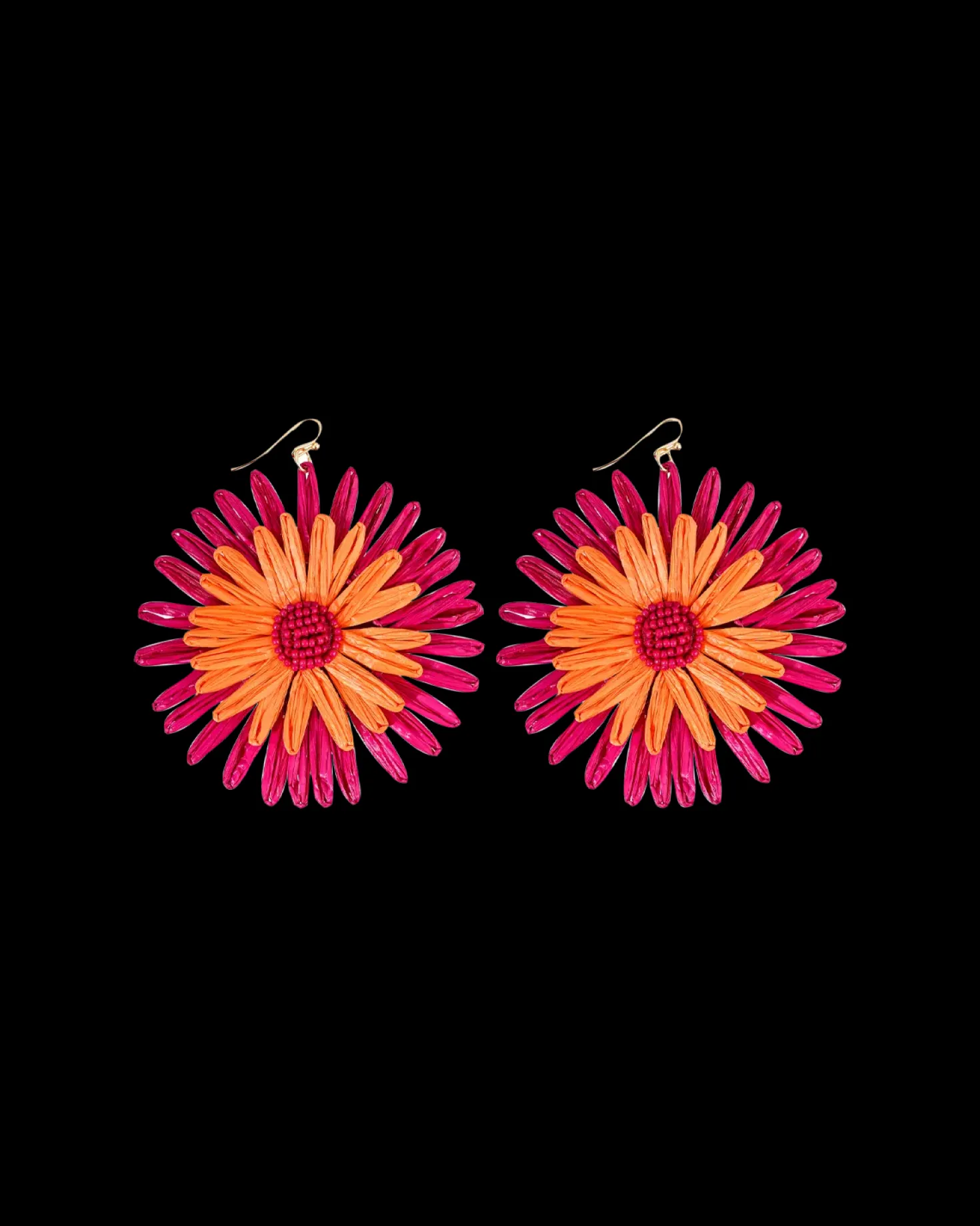 Pendants d'oreilles - Fuchsia Bloom