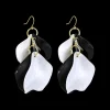 Pendants d'oreilles - Monochrome Leaves