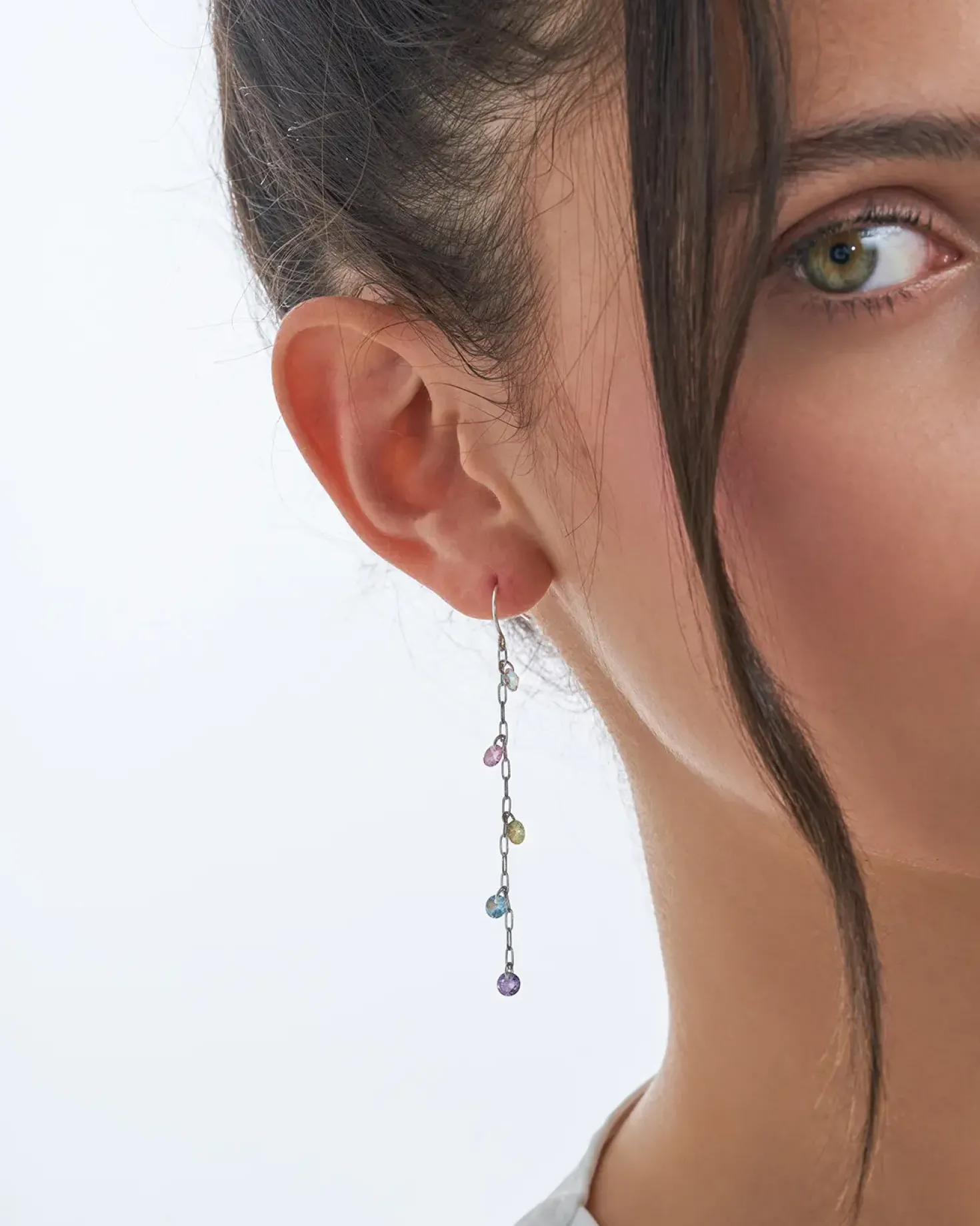 Pendants d'oreilles - Pastel Chain