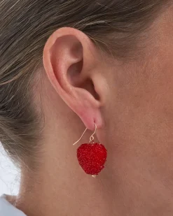 Pendants d'oreilles - Red Hearts