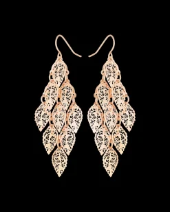 Pendants d'oreilles - Rose Leaves
