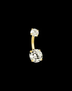 Piercing - Golden Zirkonia