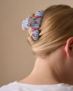 Pince à cheveux - Blue Stripes