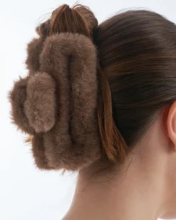Pince à cheveux - Brown Fur