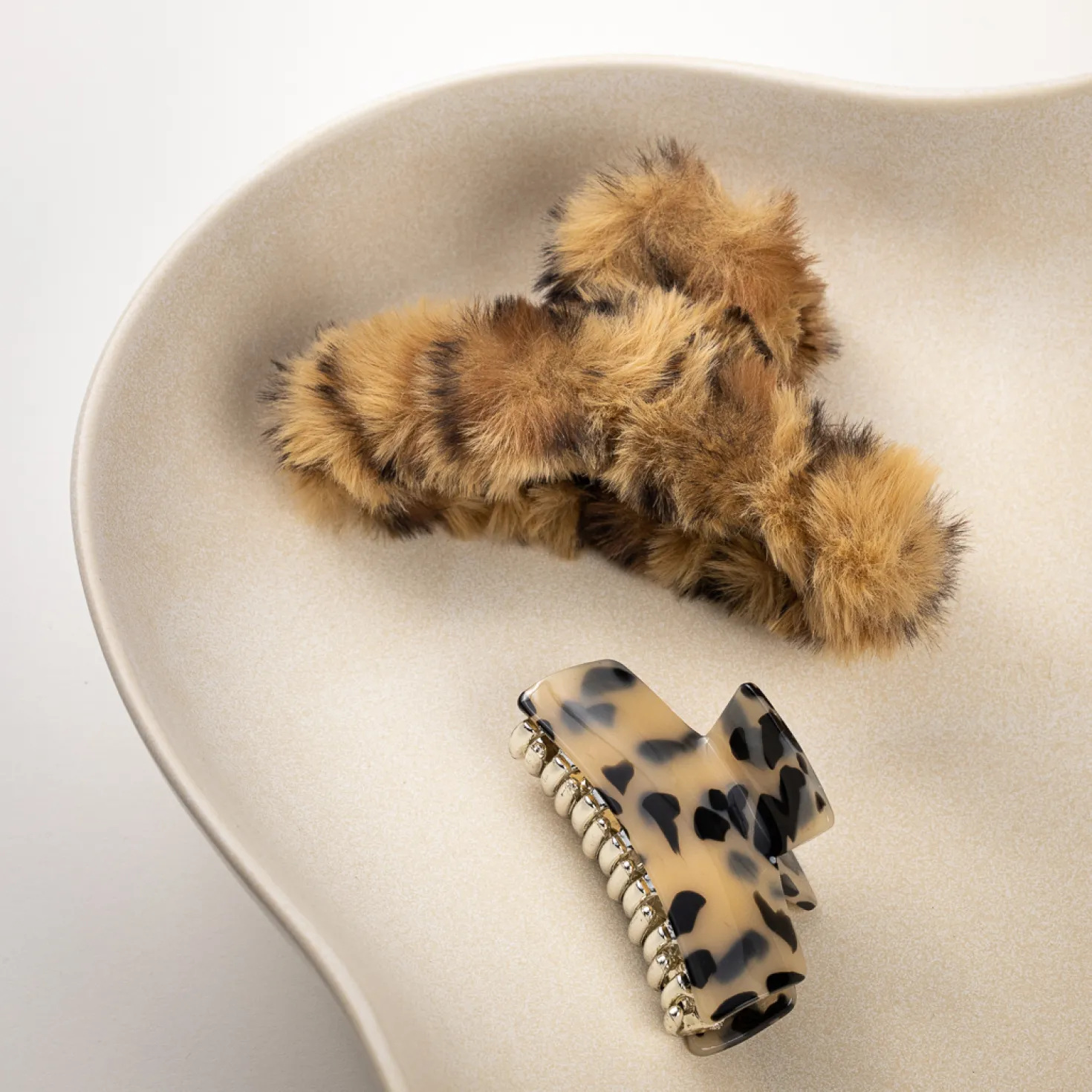 Pince à cheveux - Cozy Leopard