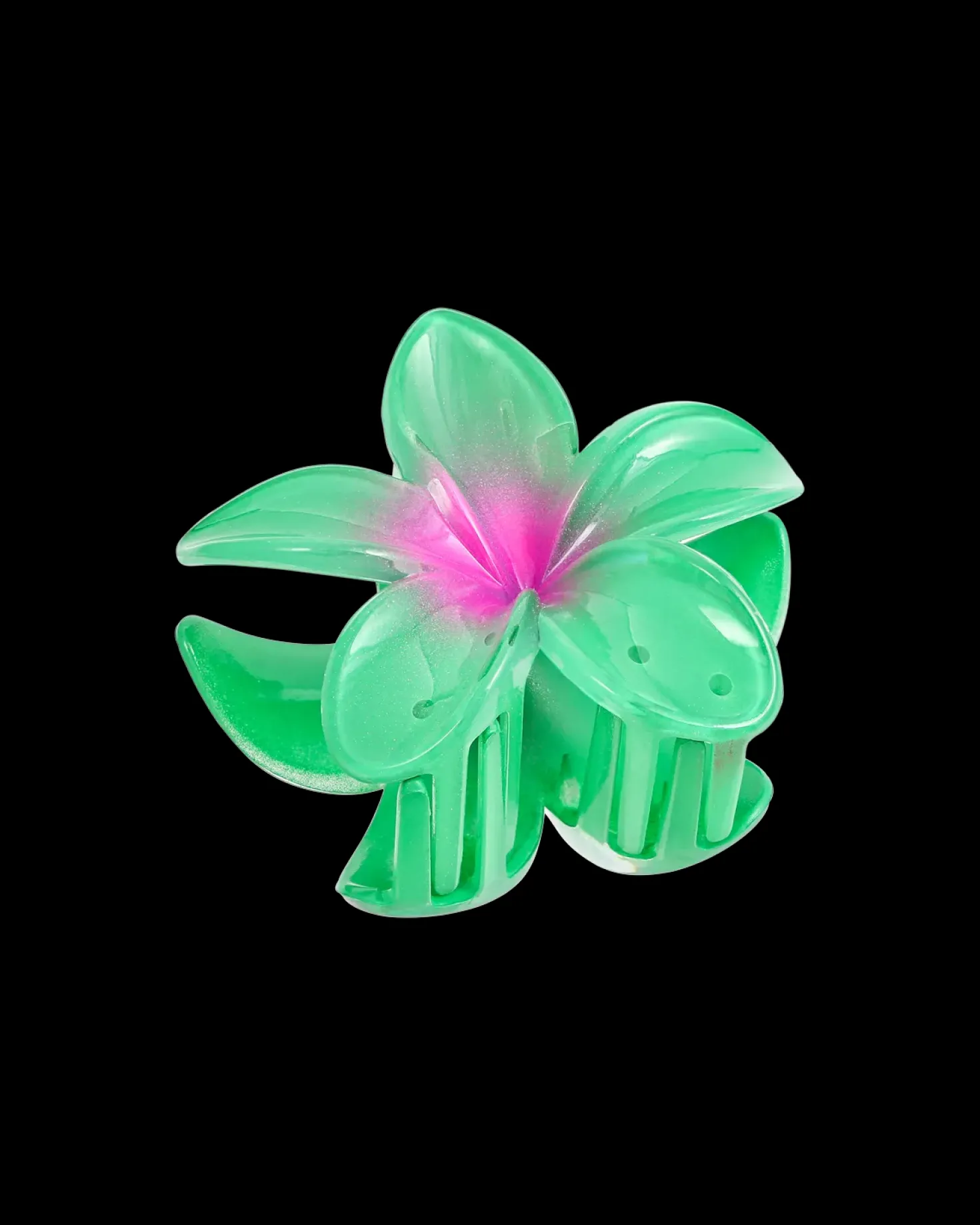 Pince à cheveux - Green Aloha