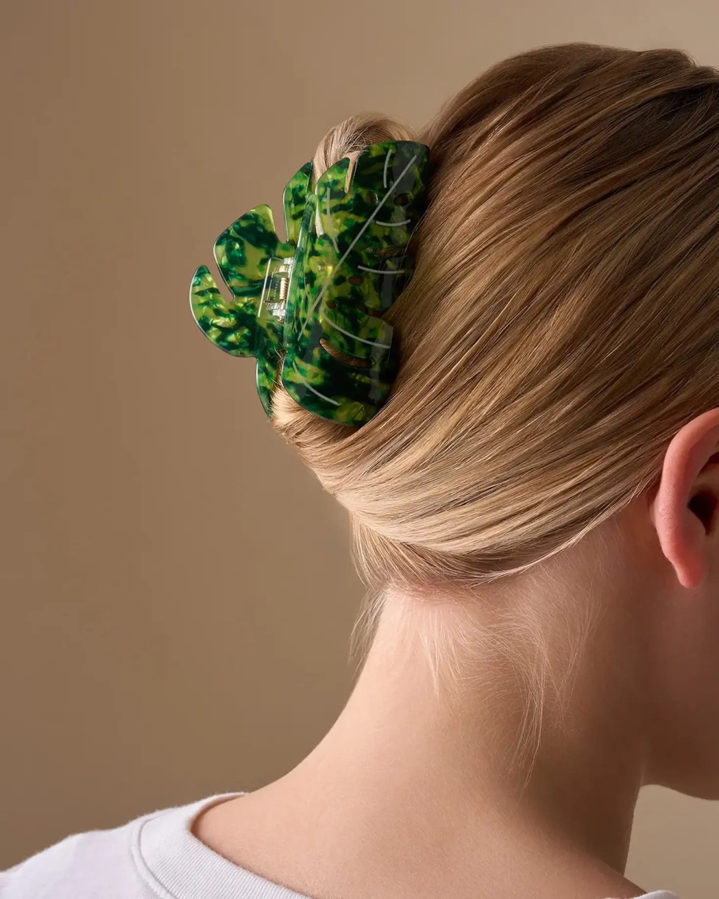 Pince à cheveux - Jungle Leaf