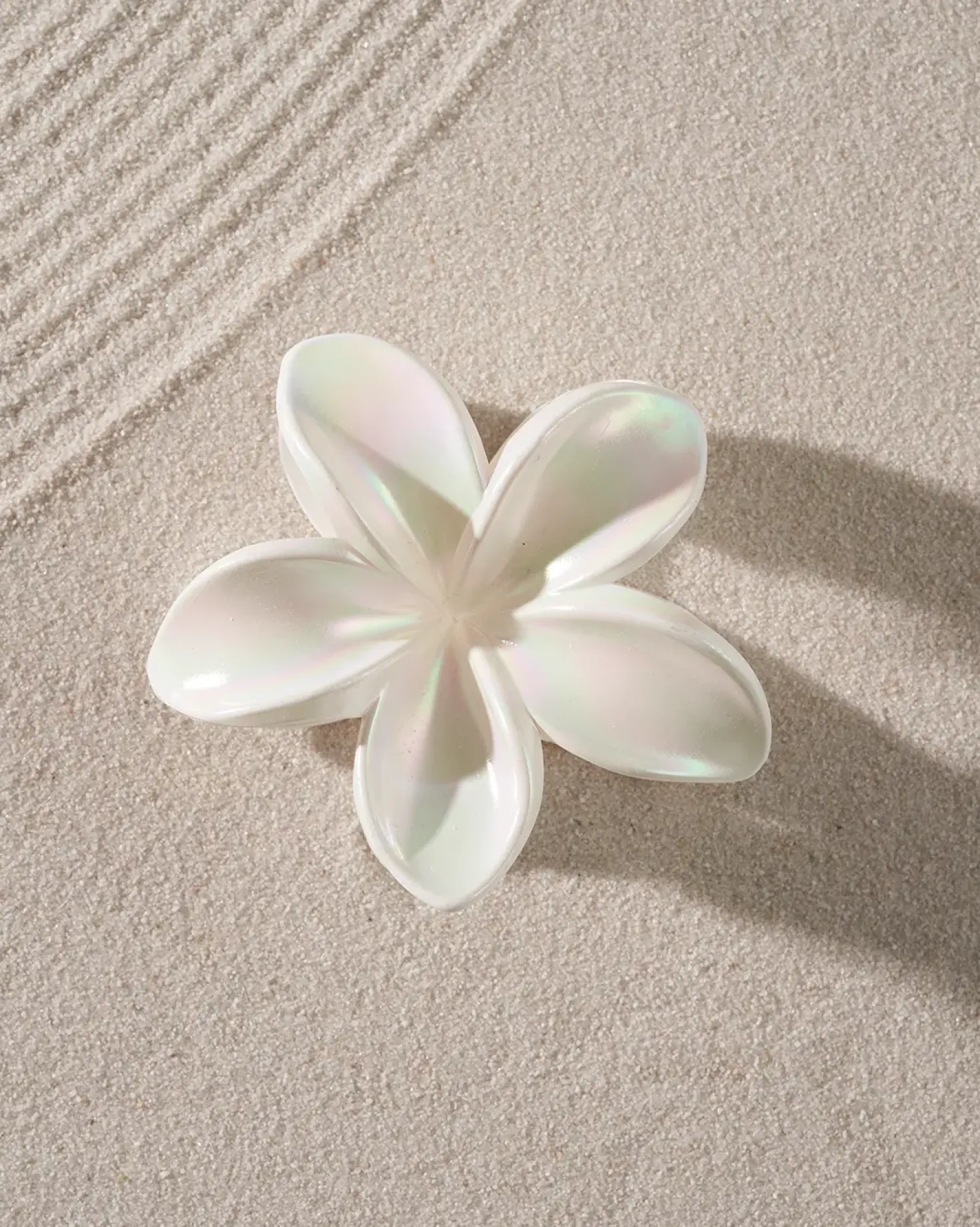 Pince à cheveux - White Aloha
