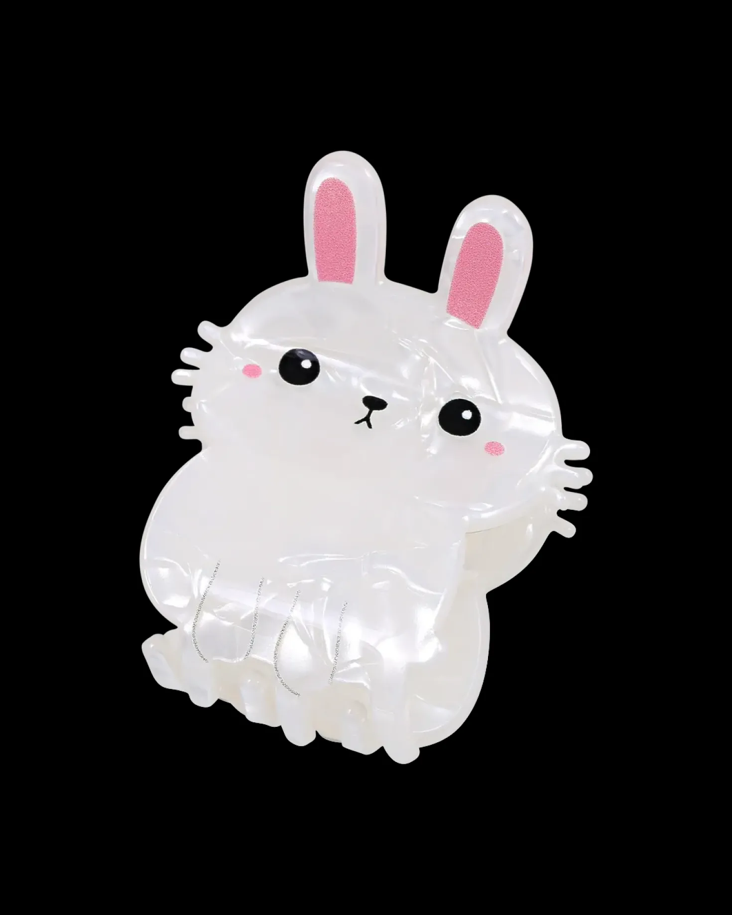 Pince à cheveux - White Bunny