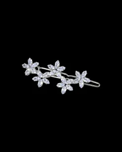 Épingle à cheveux - Floral Silver