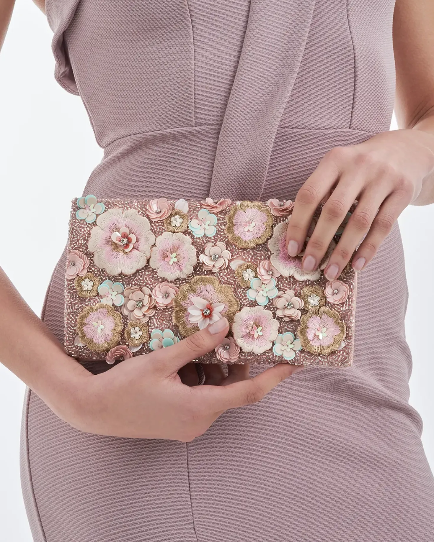 Pochette - Floral Pink