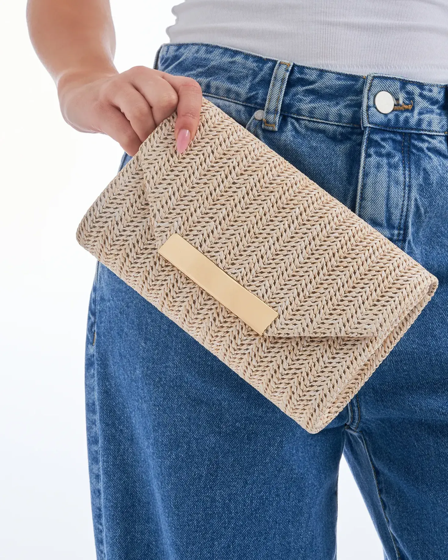 Pochette rigide - Beige Beach