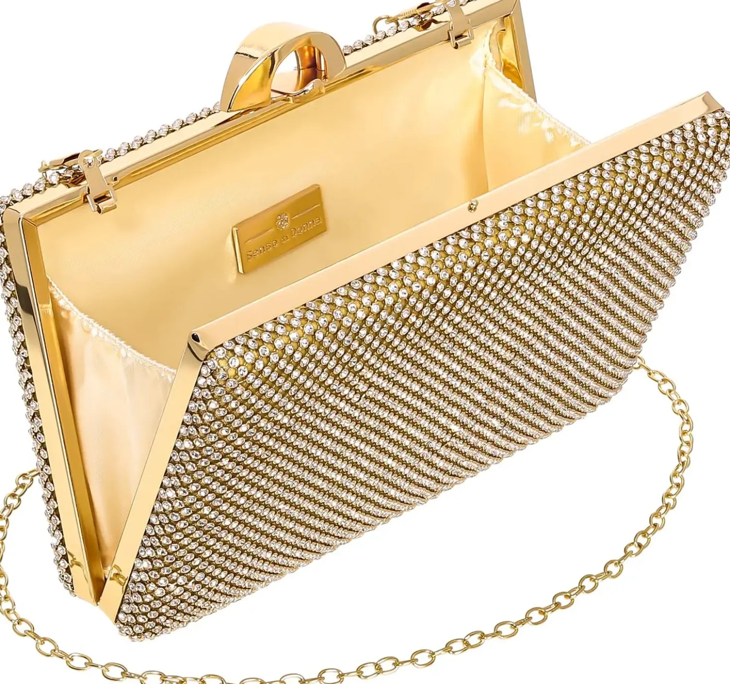 Pochette rigide - Glamorous Gold