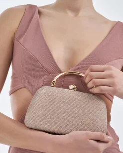 Pochette rigide - Rose Sparkle