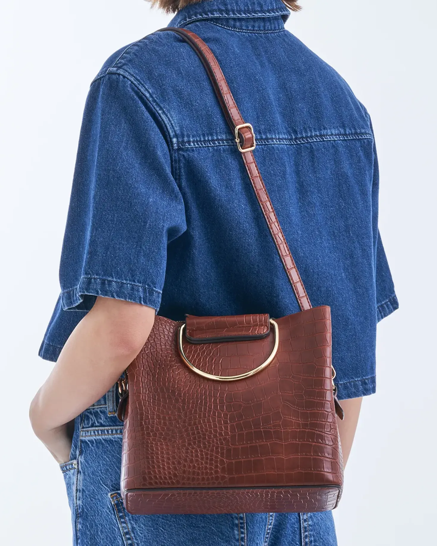 Sac - Brown Croco