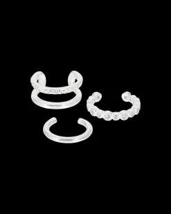 Set de anneaux pour oreille - Silver Trio