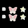 Set de boucles d'oreilles - Pink Butterfly