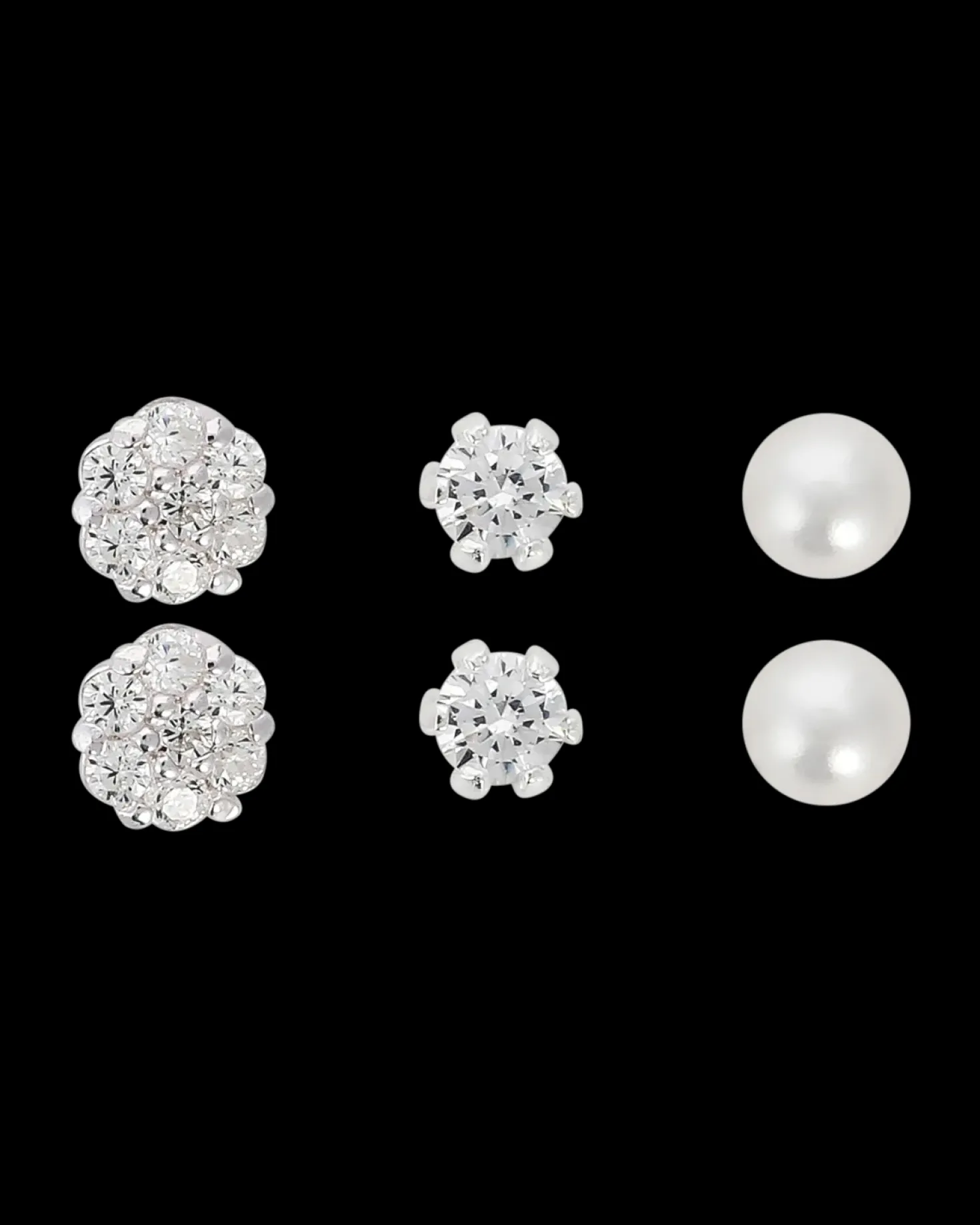 Set de boucles d'oreilles - Glamour Flower